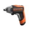 Destornillador eléctrico Black+Decker portátil color naranja