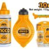 Kit de tiza y nivel, 30m, marca INGCO.