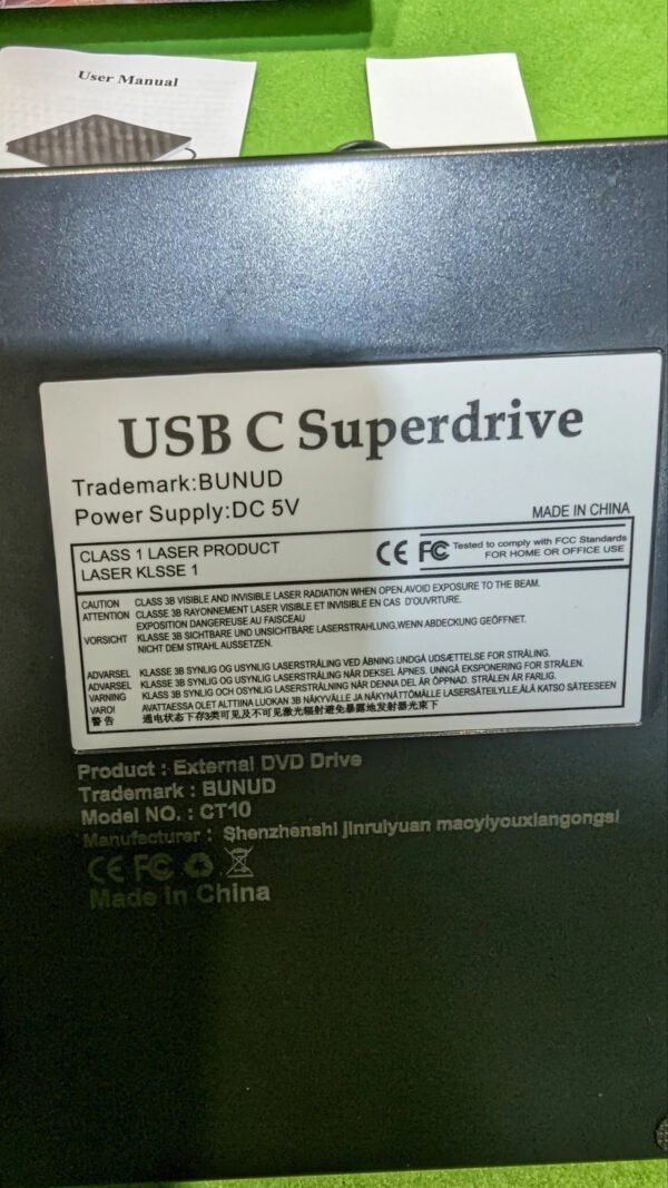 Unidad externa Grabadora de Cd/Dvd