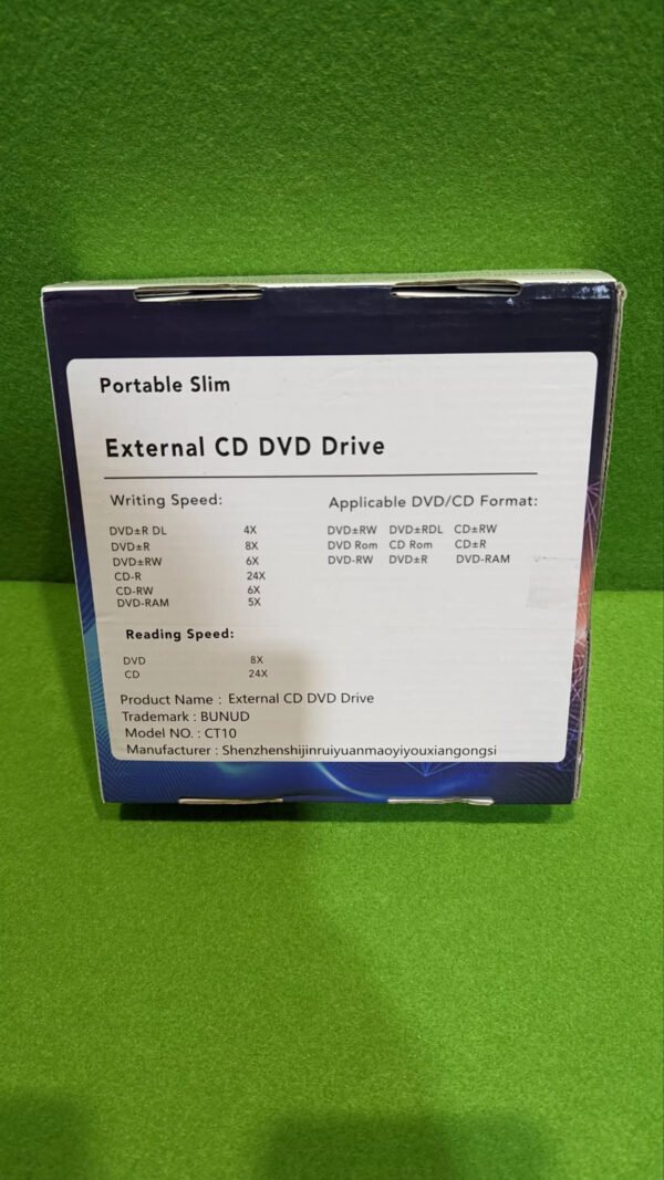 Unidad externa Grabadora de Cd/Dvd