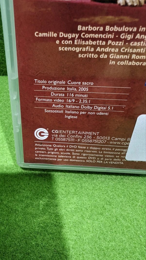 Sagrado corazón Italia DVD