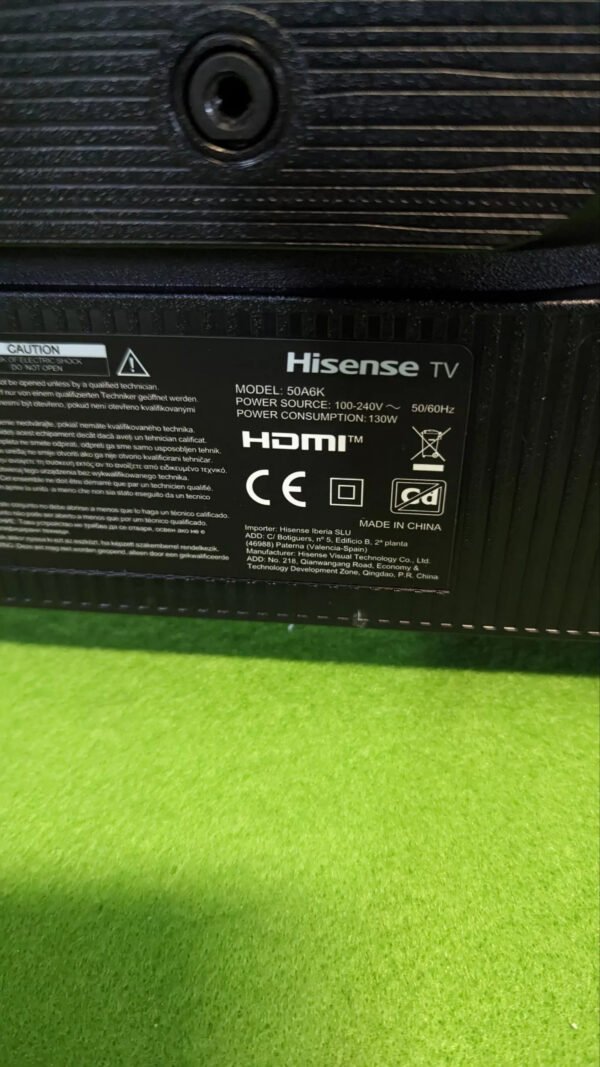 REPUESTOS Hisense TV 50A6K - UHD 4K Smart TV