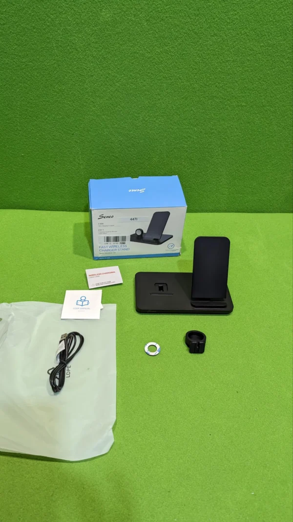 Soporte de cargador inalámbrico Seneo 2 en 1