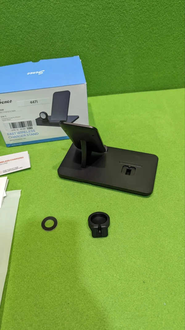 Soporte de cargador inalámbrico Seneo 2 en 1