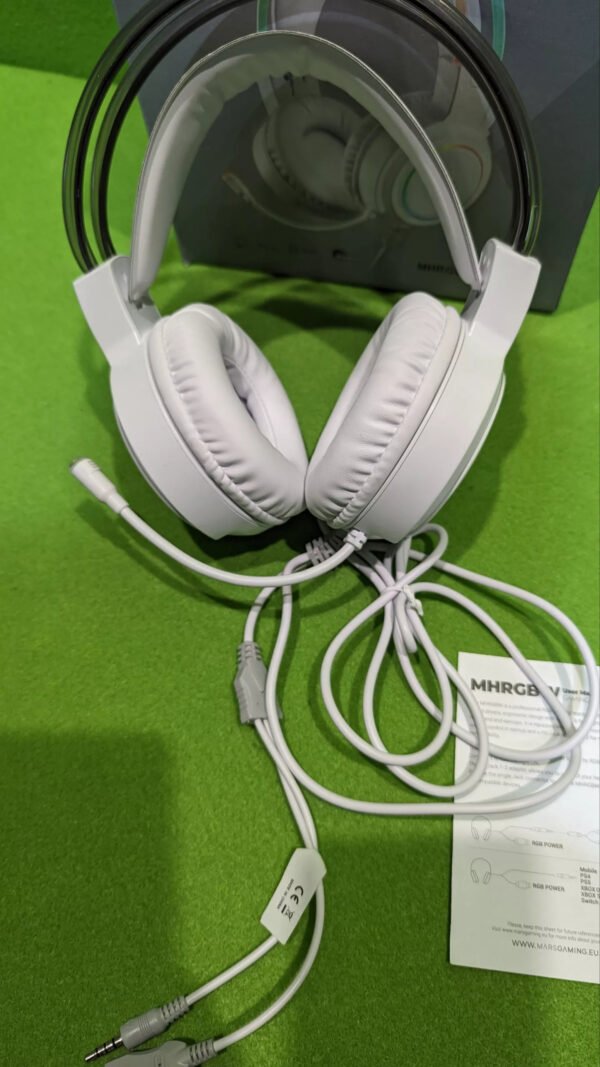 Mars Gaming MHRGB Blanco, Auriculares
