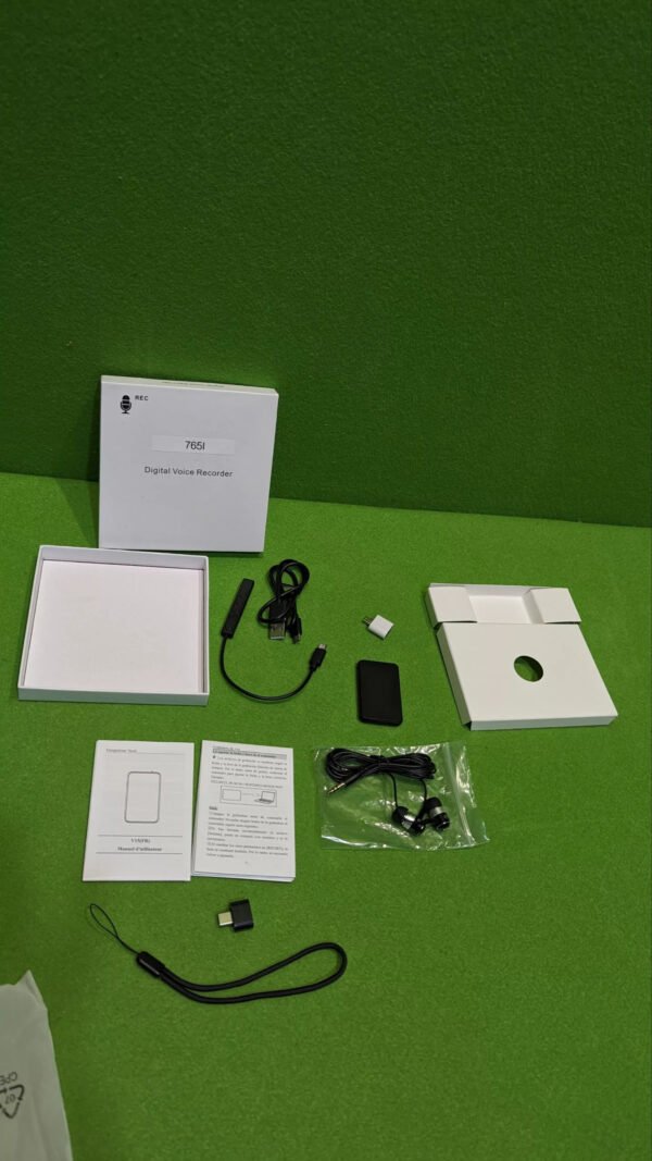 Telefo 64GB Mini Grabadora de Voz Portátil