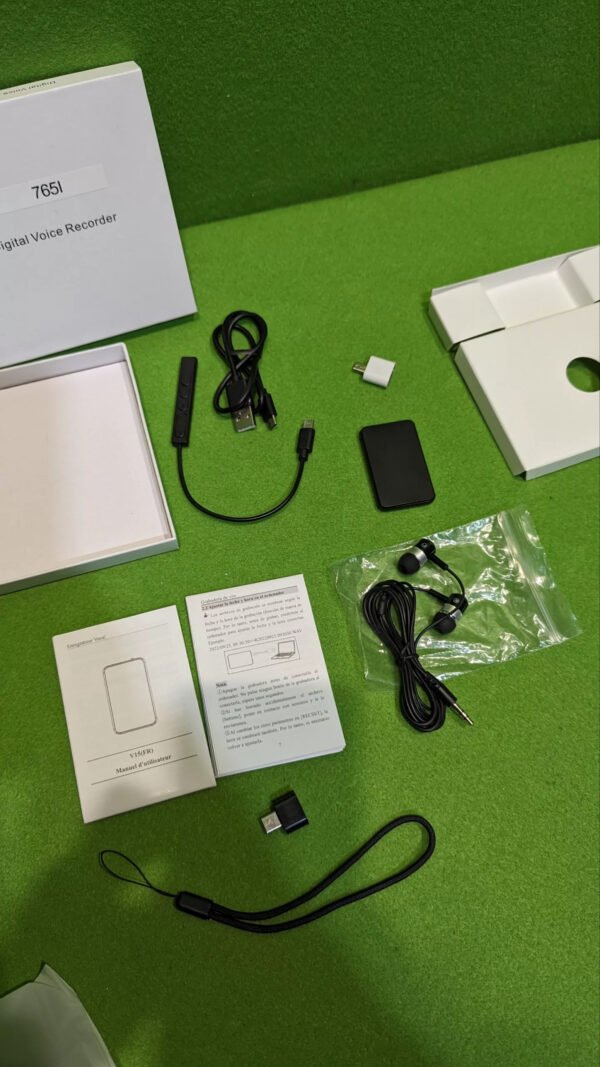 Telefo 64GB Mini Grabadora de Voz Portátil