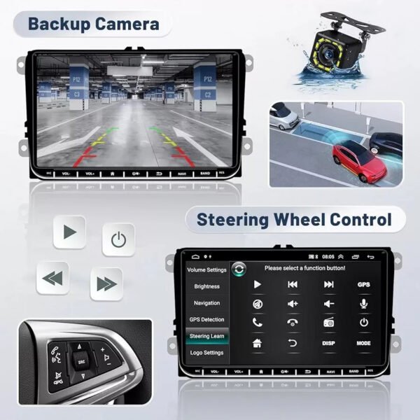 Android Radio de Coche táctil