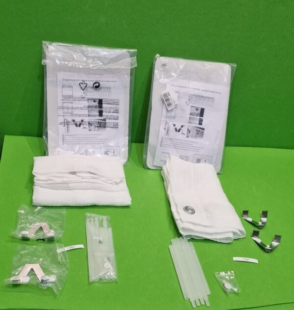 Estor Plegable sin taladrar Crema