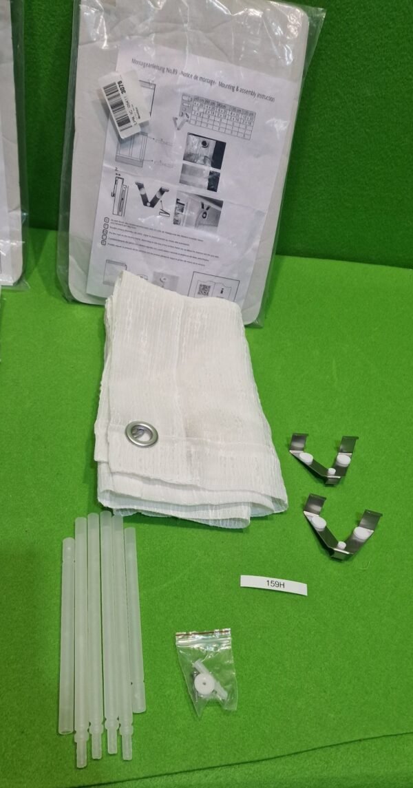 Estor Plegable sin taladrar Crema