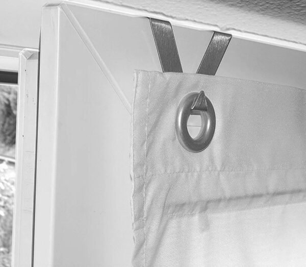 Estor Plegable sin taladrar Crema