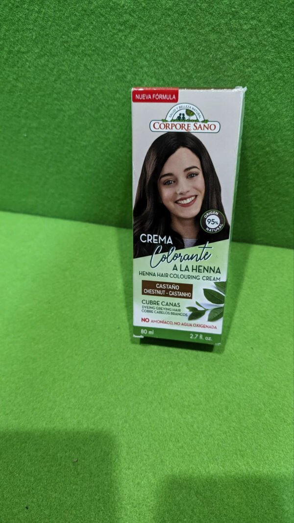 CREMA COLORANTE CABELLO CASTAÑO 80 ML