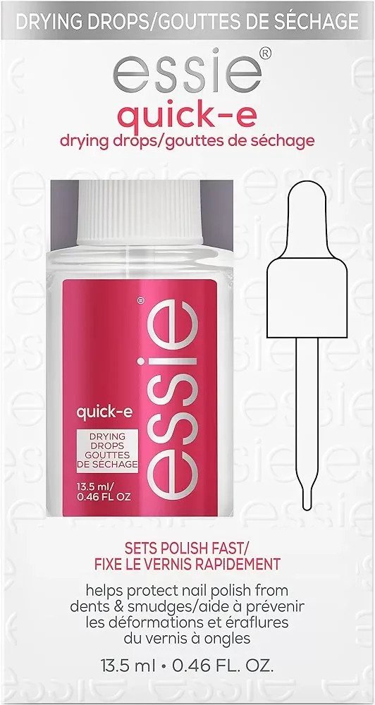 Essie Top Coat quick-e, gotas de secado rápido