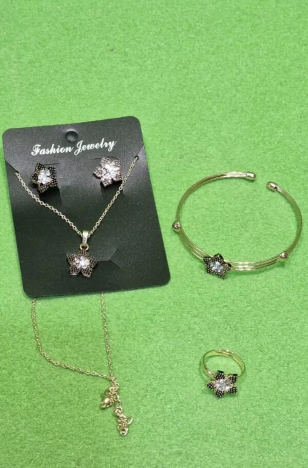 Bisutería Jewelry: Collar, Pendientes, Pulsera y Anillo