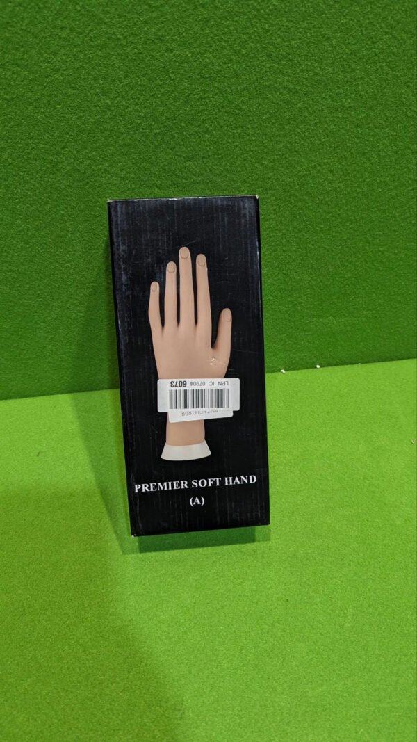 Maqueta de mano para manicura con soporte blanco - Copy