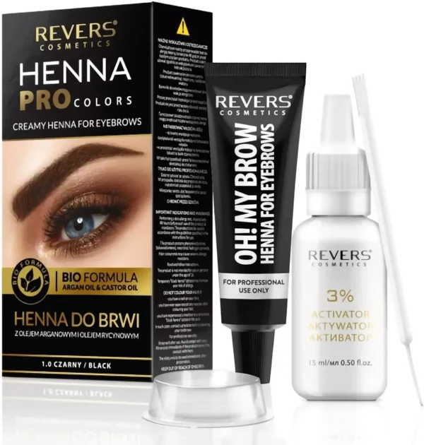 REVERS COSMETICS Tinte de cejas  Negro