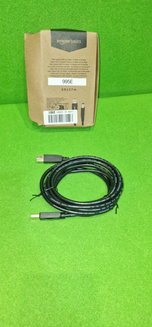 Cable USB 3.0, USB-A a USB-B, 2.7m