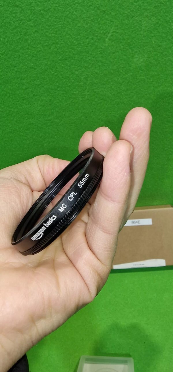 Filtro polarizador circular Amazon Basics - 55 mm