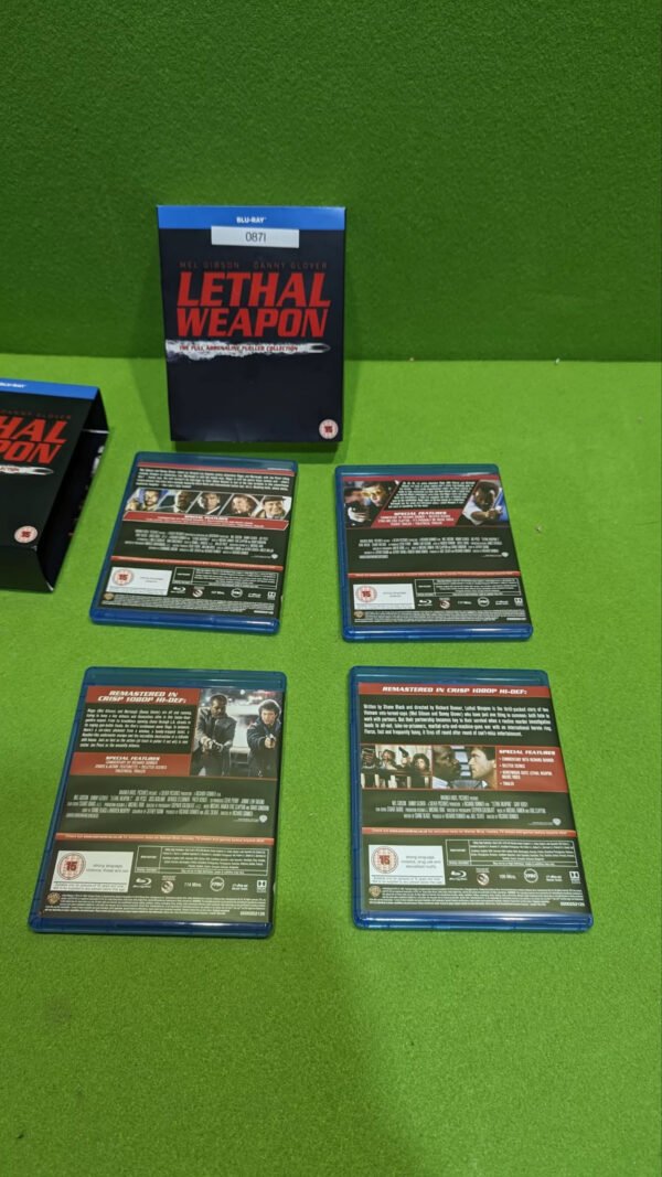 Lethal Weapon 1-4 [Blu-ray] Arma Letal Coleccion