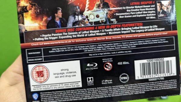 Lethal Weapon 1-4 [Blu-ray] Arma Letal Coleccion