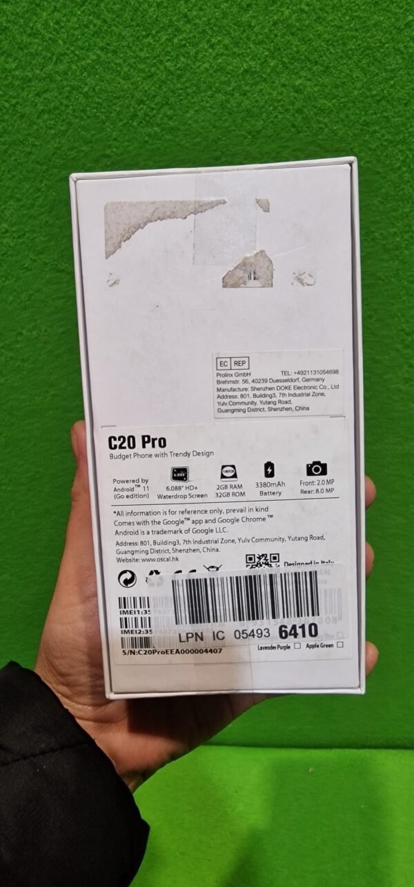 OSCAL Teléfono Móvil C20 Pro