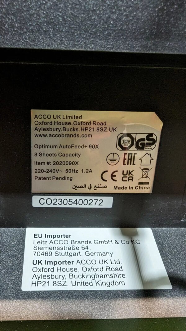 Rexel Optimum Autofeed Destructora de Papel