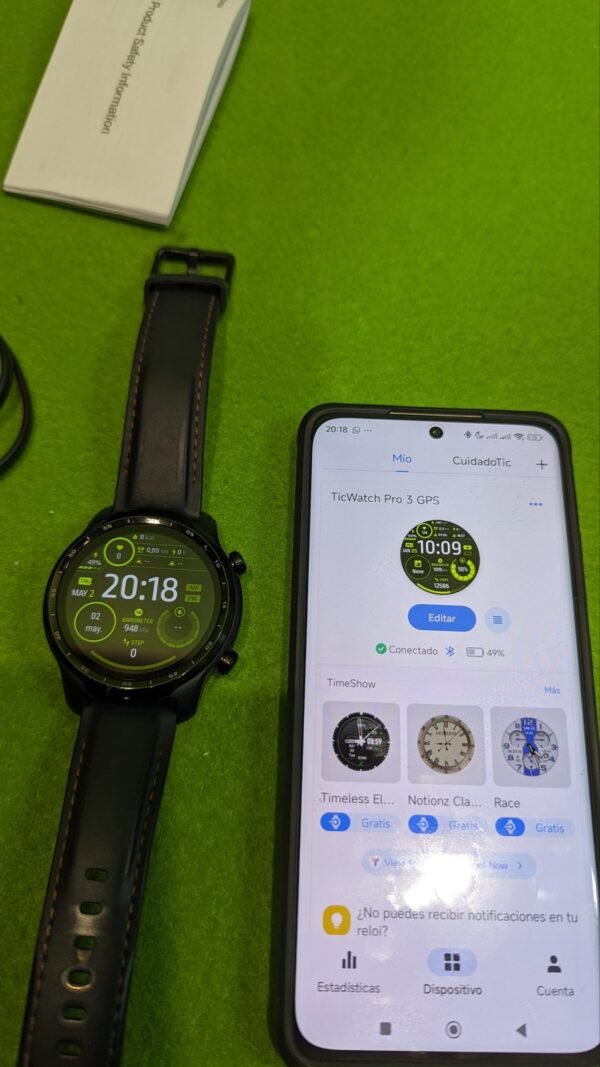 Ticwatch Pro 3 GPS - Smartwatch Black