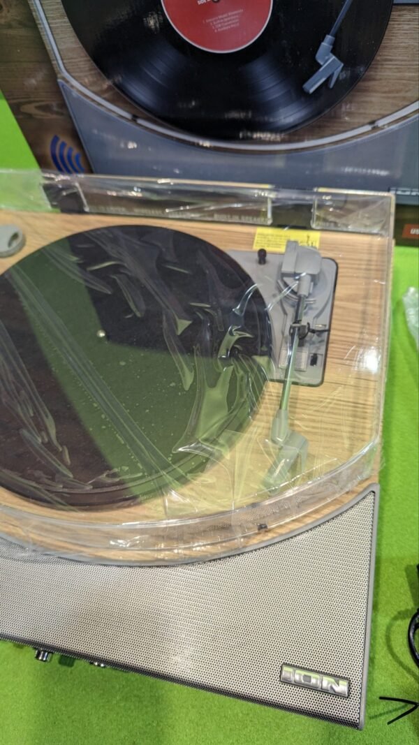 ION Audio Premier LP Tocadiscos de vinilo Bluetooth, de 3 velocidades, altavoces estéreo