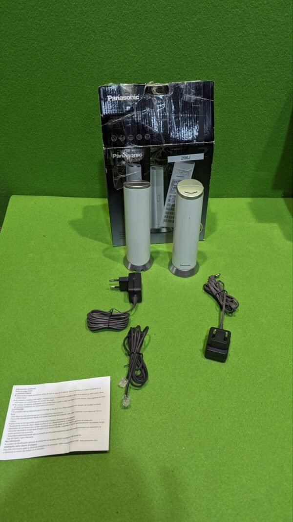 Panasonic KX-TGK212SPW Teléfono Inalámbrico Digital, Unidad Base y 2 Auriculares