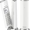 Panasonic KX-TGK212SPW Teléfono Inalámbrico Digital, Unidad Base y 2 Auriculares