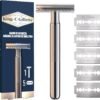 Gillette Maquinilla De Seguridad De Doble Filo Para Hombre Maquinilla De Afeitar, Con 4 Hojas
