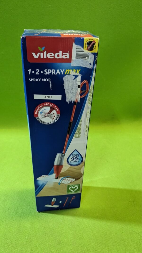 Vileda 1·2 Spray Max, Fregona Mopa con Spray pulverizador
