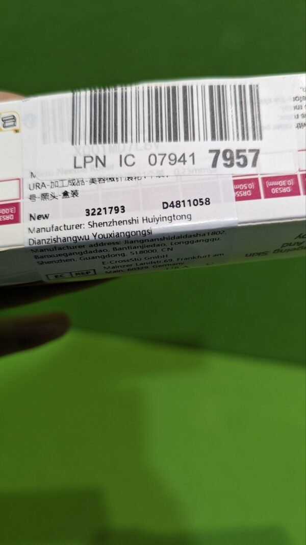 URAQT Dermaroller Microagujas, 0.25mm Rodillo Facial