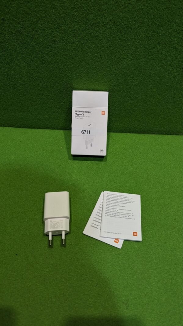 Cargador AD201EU 20W USB Tipo C Compatible con Dispositivos Xiaomi