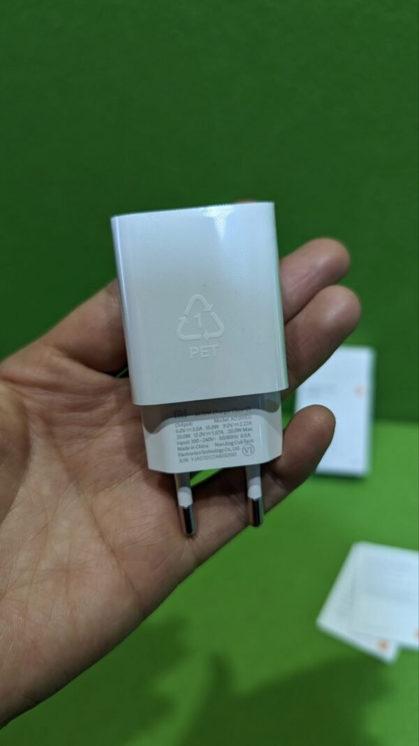 Cargador AD201EU 20W USB Tipo C Compatible con Dispositivos Xiaomi