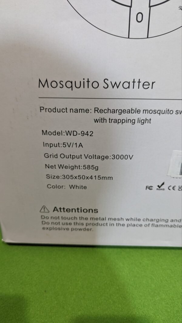 PALONE Raqueta Matamoscas Eléctrica