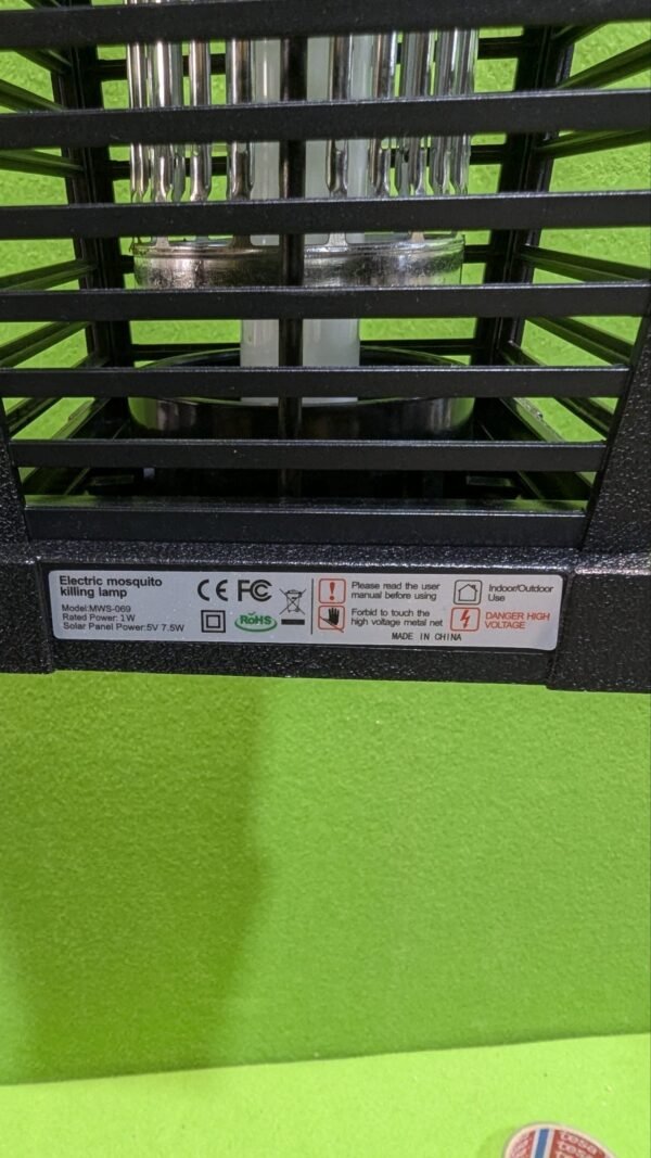 PALONE Exterminador de insectos solar de 4500 V eléctrico para exteriores