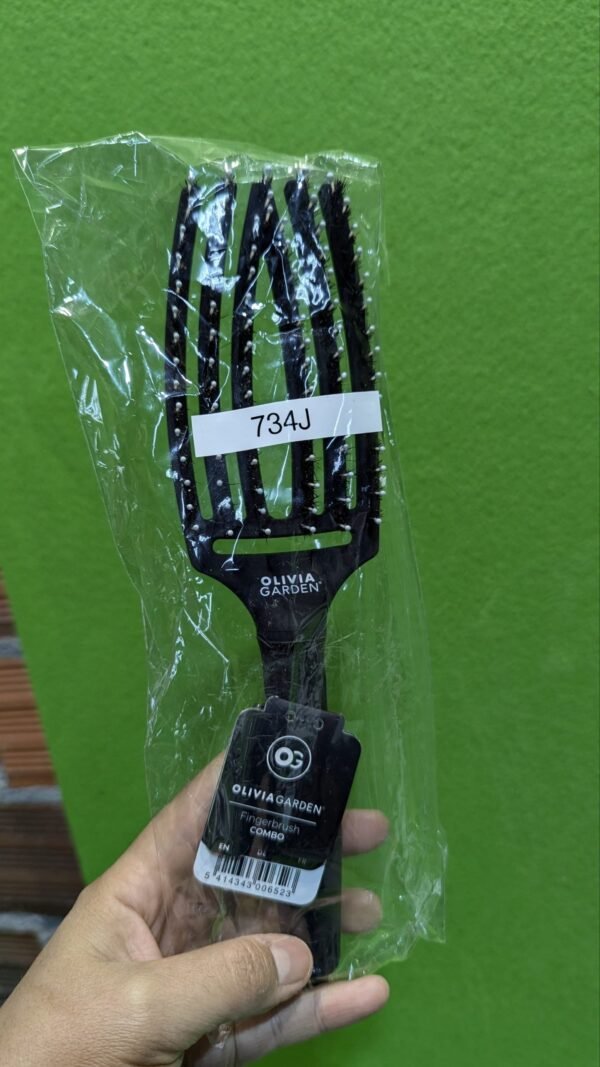 Olivia Garden – Fingerbrush Cuidado icónico con cerdas de Jabalí & Nylon