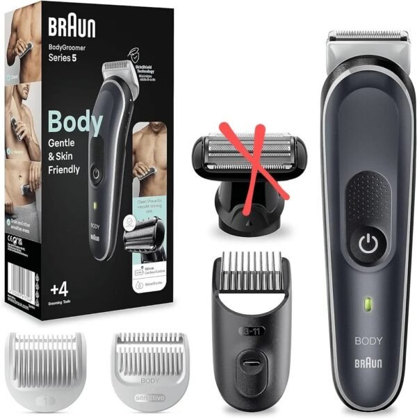 Braun Serie 5 Afeitadora Corporal Eléctrica para hombre