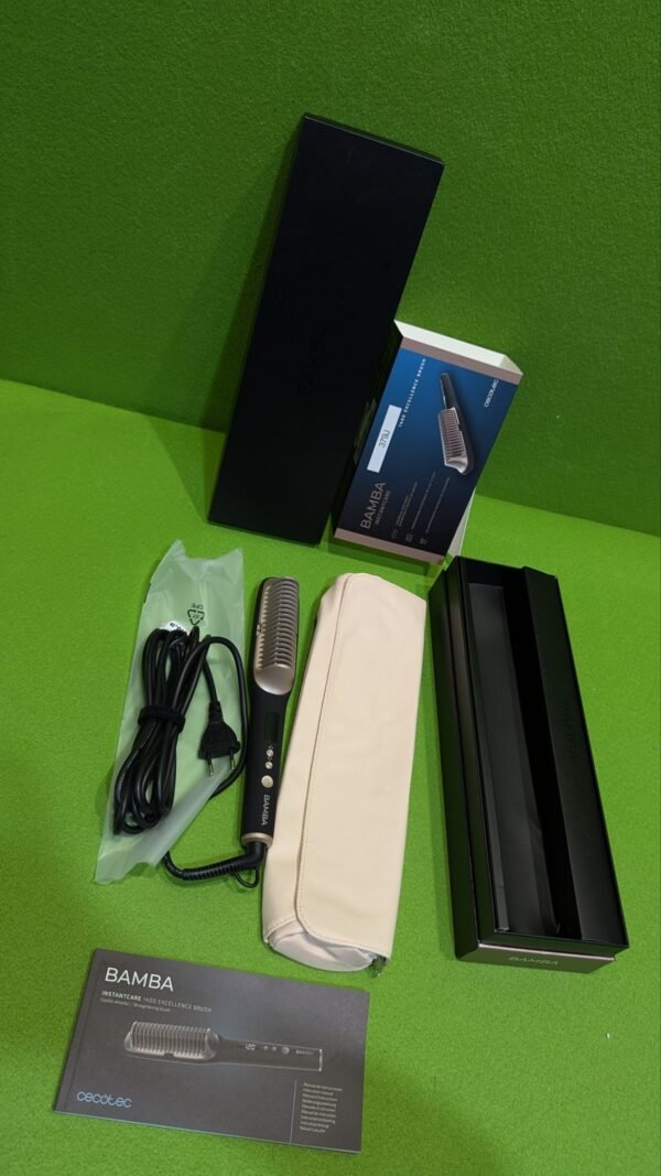 Cecotec Cepillo Alisador Eléctrico Bamba InstantCare 1400