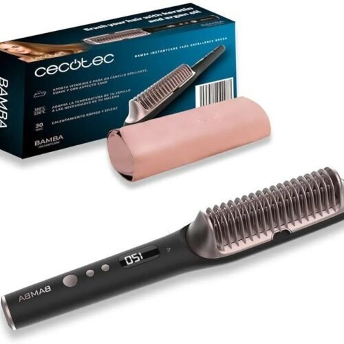 Cecotec Cepillo Alisador Eléctrico Bamba InstantCare 1400