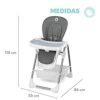 LIONELO Linn Plus Trona para bebés, plegable