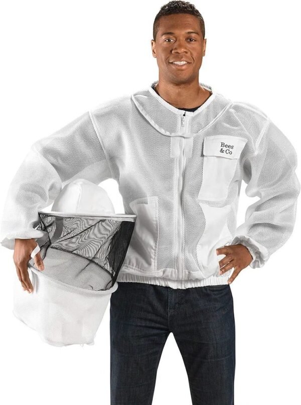 Chaqueta de Apicultura Ultraligera con Velo Redondo