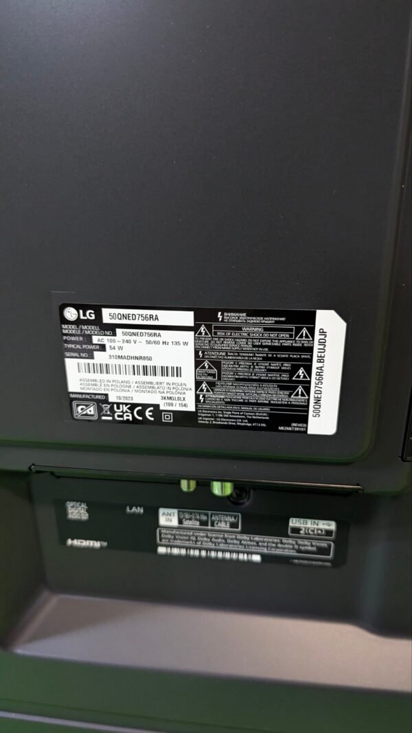 REPUESTOS LG 50QNED756RA 50"