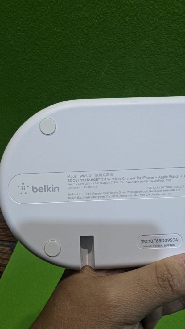 Belkin BoostCharge Cargador magnético Plegable 3 en 1