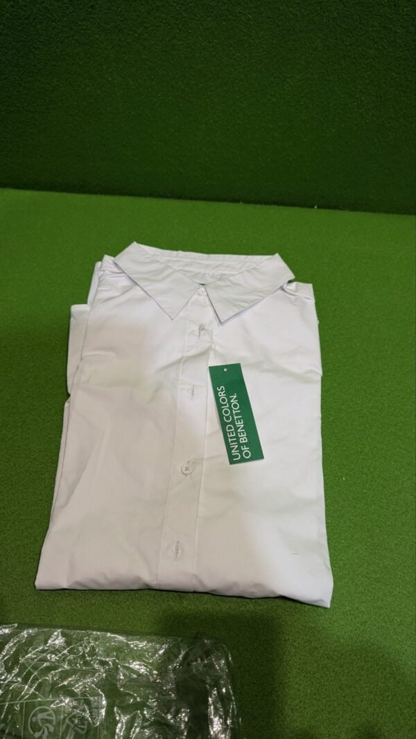Camisa Benetton blanca de mujer
