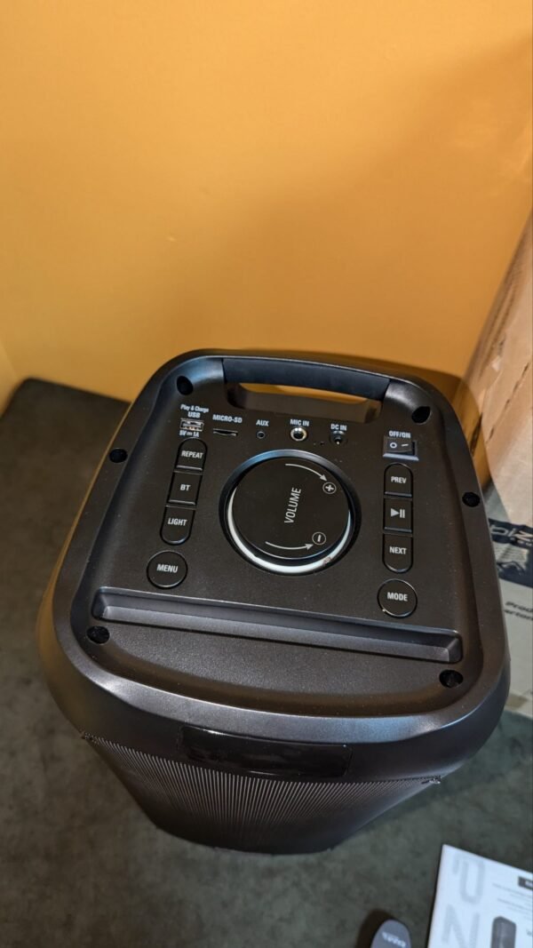 Ibiza - WAVE6 - Altavoz a pilas de 250W/2x5.25"