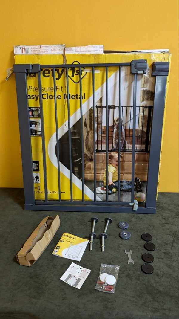Safety 1st Puerta de seguridad para bebés negra