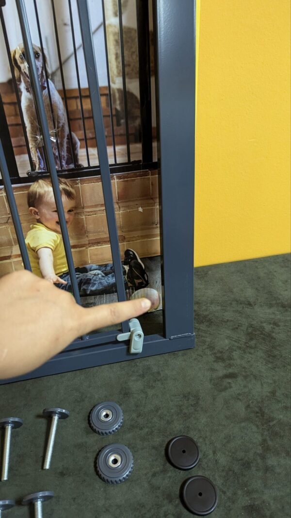 Safety 1st Puerta de seguridad para bebés negra