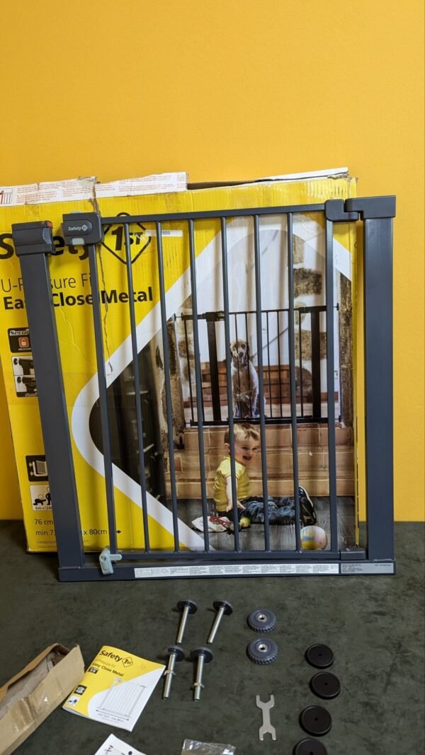 Safety 1st Puerta de seguridad para bebés negra